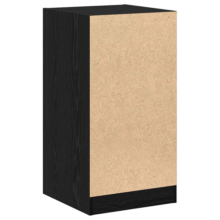 Apothekerskast Zwart eiken 40 x 41 x 77.5 cm Bewerkt hout