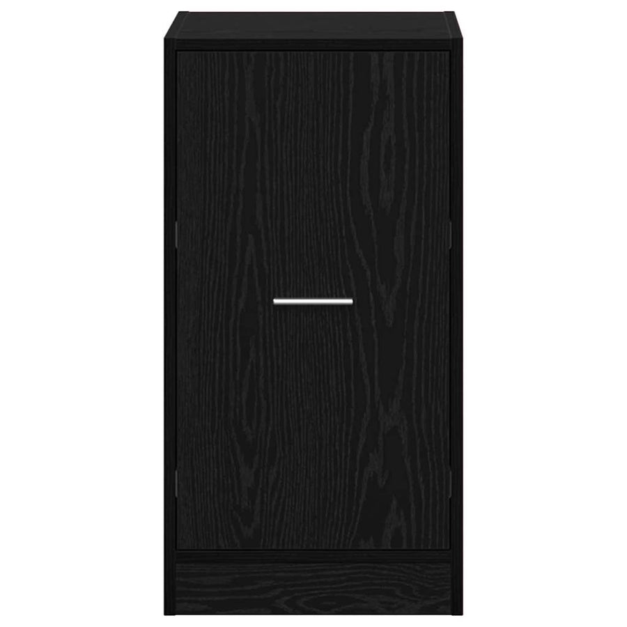 Apothekerskast Zwart eiken 40 x 41 x 77.5 cm Bewerkt hout