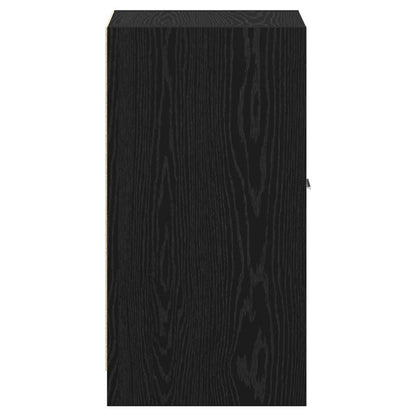 Apothekerskast Zwart eiken 40 x 41 x 77.5 cm Bewerkt hout
