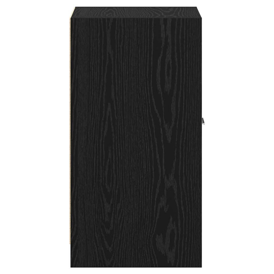 Apothekerskast Zwart eiken 40 x 41 x 77.5 cm Bewerkt hout