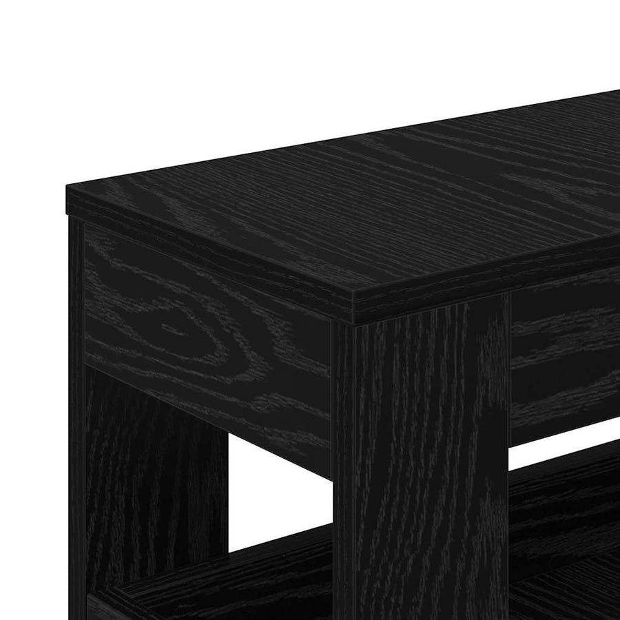 Badkamermeubelset Zwart Eiken 65 x 23 x 87 cm Bewerkt hout