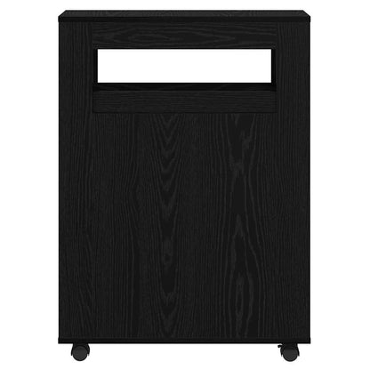 Badkamermeubelset Zwart Eiken 65 x 23 x 87 cm Bewerkt hout