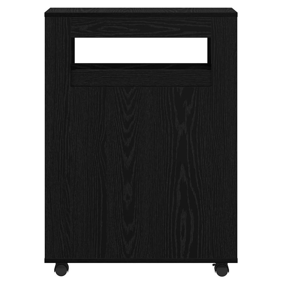 Badkamermeubelset Zwart Eiken 65 x 23 x 87 cm Bewerkt hout