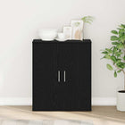 Dressoir 60x31x70 cm zwart eiken