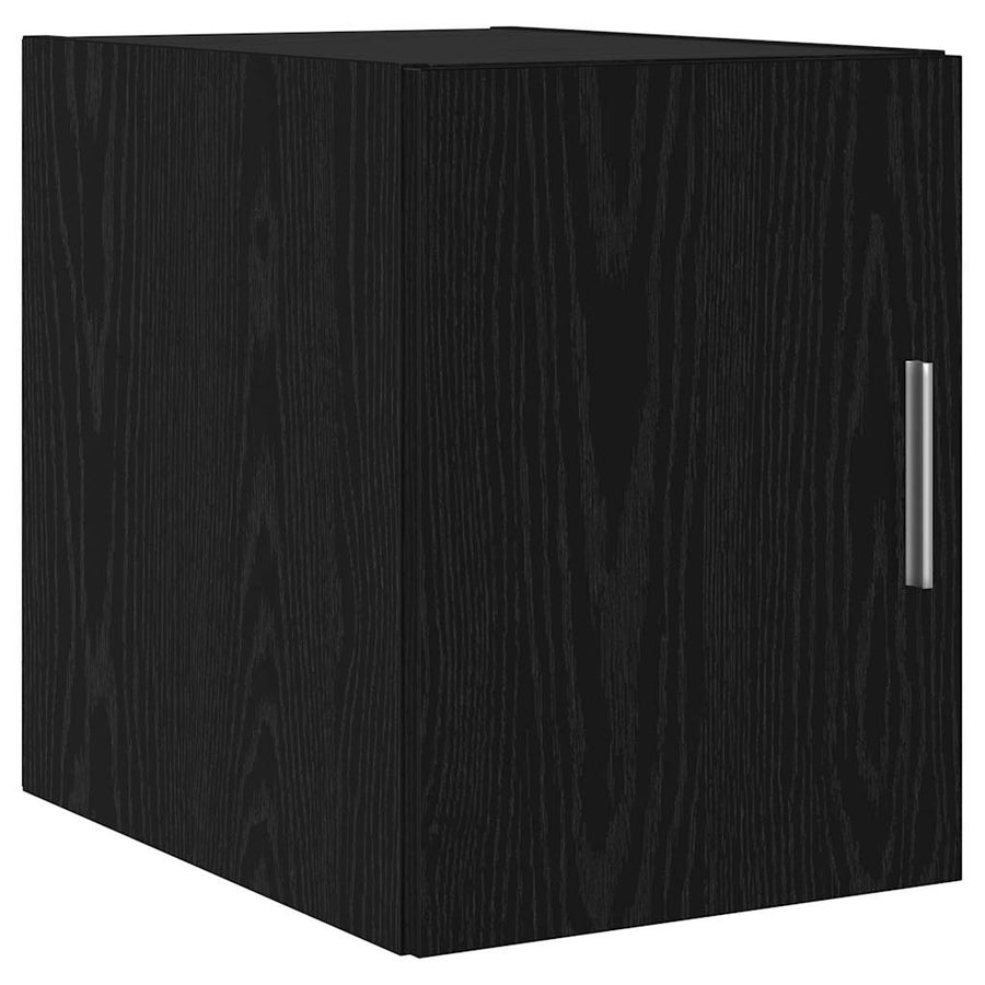 Wandkast Zwart Eiken 30 x 42,5 x 39,5 cm Bewerkt hout