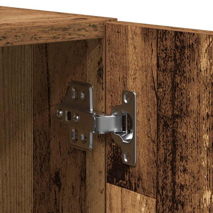 Wandkast Wandgemonteerd Oud hout 70 x 42.5 x 40 cm Bewerkt hout