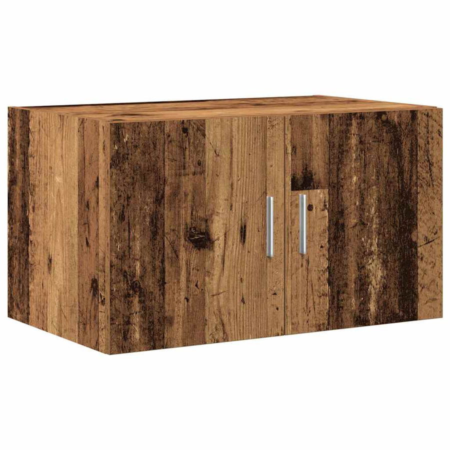 Wandkast Wandgemonteerd Oud hout 70 x 42.5 x 40 cm Bewerkt hout