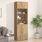 Wandkast 70x42.5x40 cm bewerkt hout eikenkleurig
