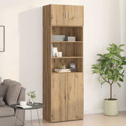 Wandkast 70x42.5x40 cm bewerkt hout eikenkleurig