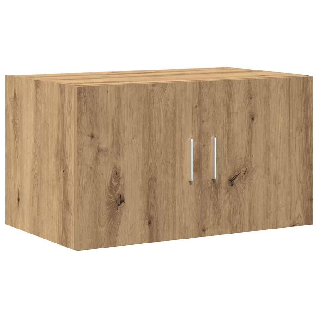 Wandkast artisanaal eikenkleurig 70 x 42.5 x 40 cm Bewerkt hout