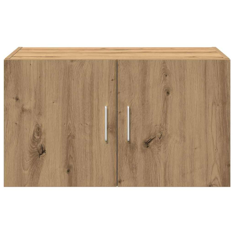 Wandkast artisanaal eikenkleurig 70 x 42.5 x 40 cm Bewerkt hout