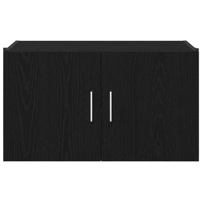 Wandkast Zwart eiken 70 x 42.5 x 40 cm Bewerkt hout