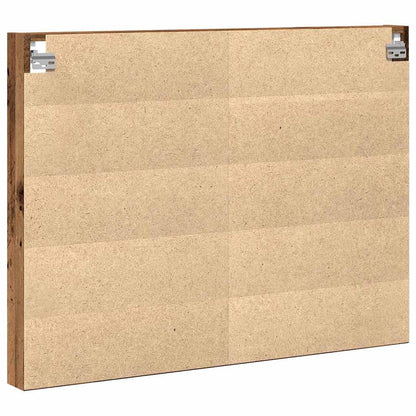 Tentoonselkast Met Plank Anders Oud Hout 100 X 8.5 X 75 Cm