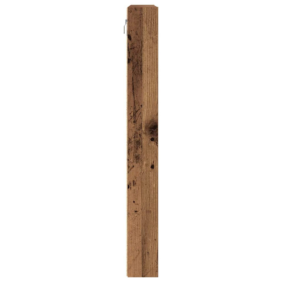 Tentoonselkast Met Plank Anders Oud Hout 100 X 8.5 X 75 Cm