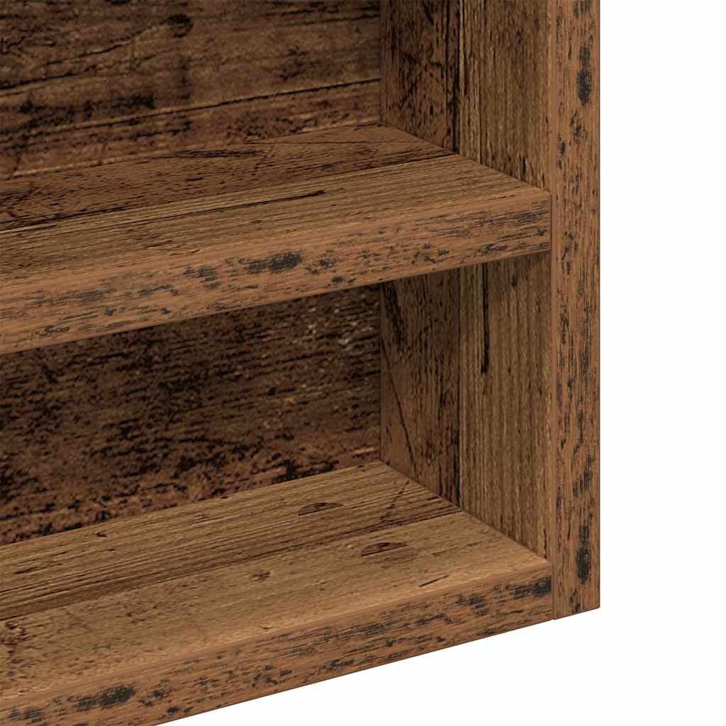 Tentoonselkast Met Plank Anders Oud Hout 60 X 8.5 X 58 Cm