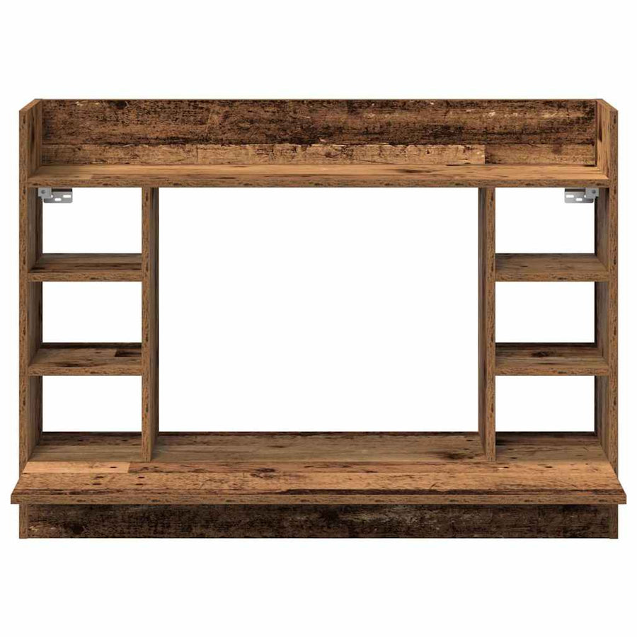 Aan de muur bevestigd bureau Oud hout 105 x 48 x 75 cm