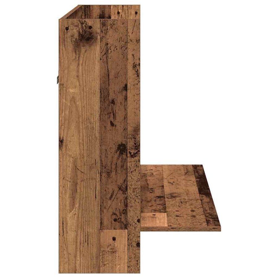 Aan de muur bevestigd bureau Oud hout 105 x 48 x 75 cm