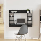 Wall-mounted desk Black oak 105 x 48 x 75 cm