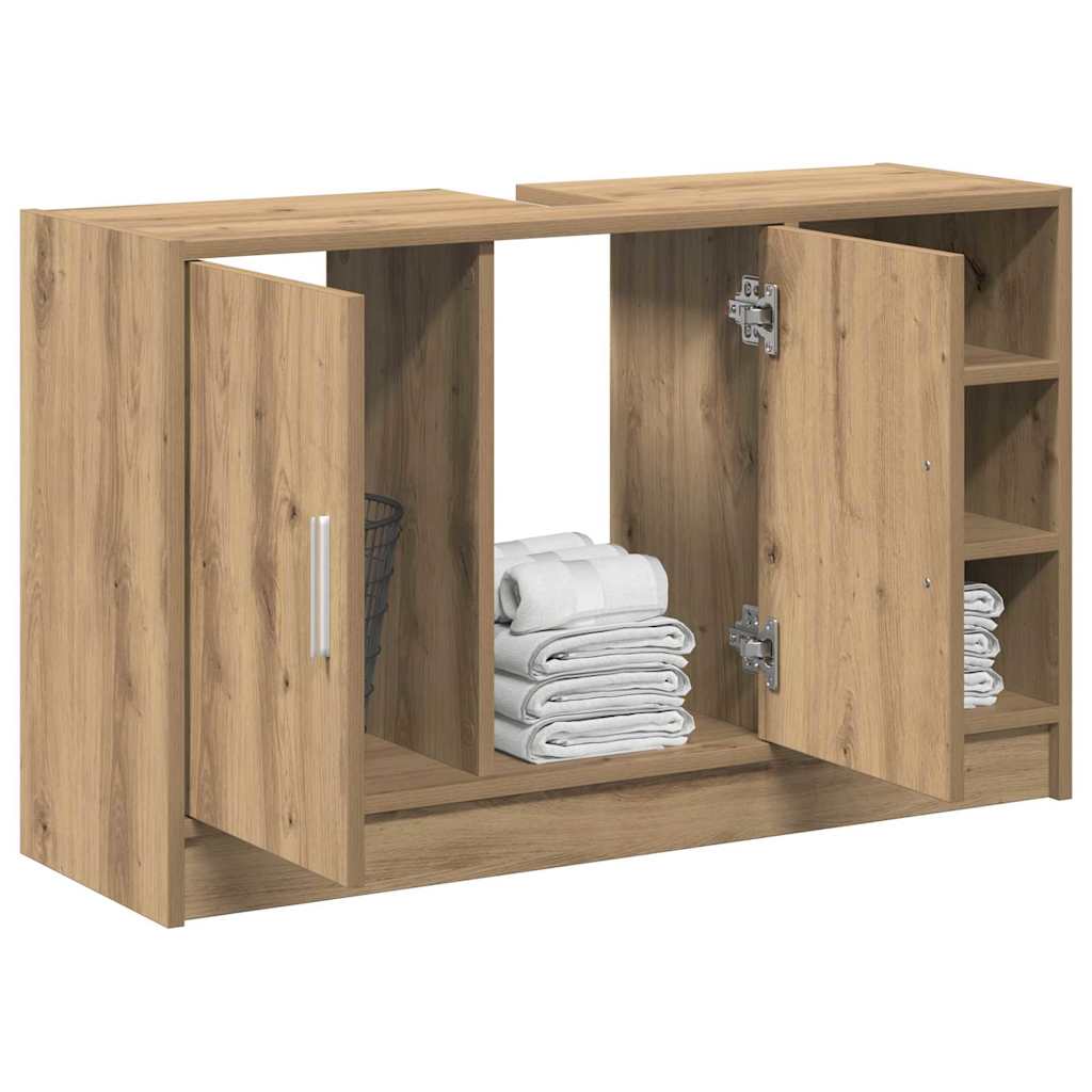 Badkamerkast Artisan Eiken 90 x 29 x 55 cm Bewerkt hout