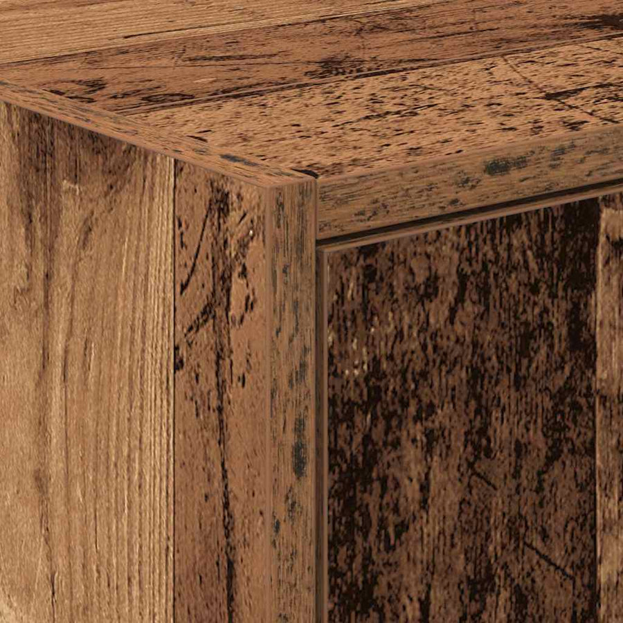 Badkamerkast met plank Oud Hout 63 x 29 x 55 cm Bewerkt hout
