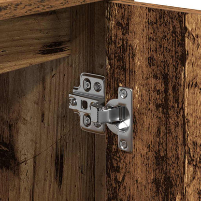 Badkamerkast met plank Oud Hout 63 x 29 x 55 cm Bewerkt hout