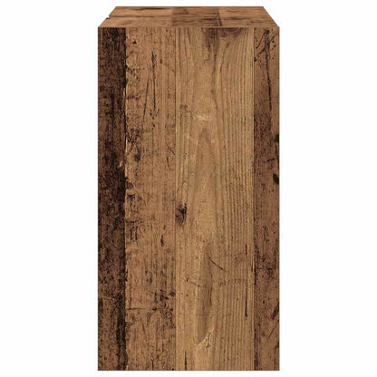 Badkamerkast met plank Oud Hout 63 x 29 x 55 cm Bewerkt hout