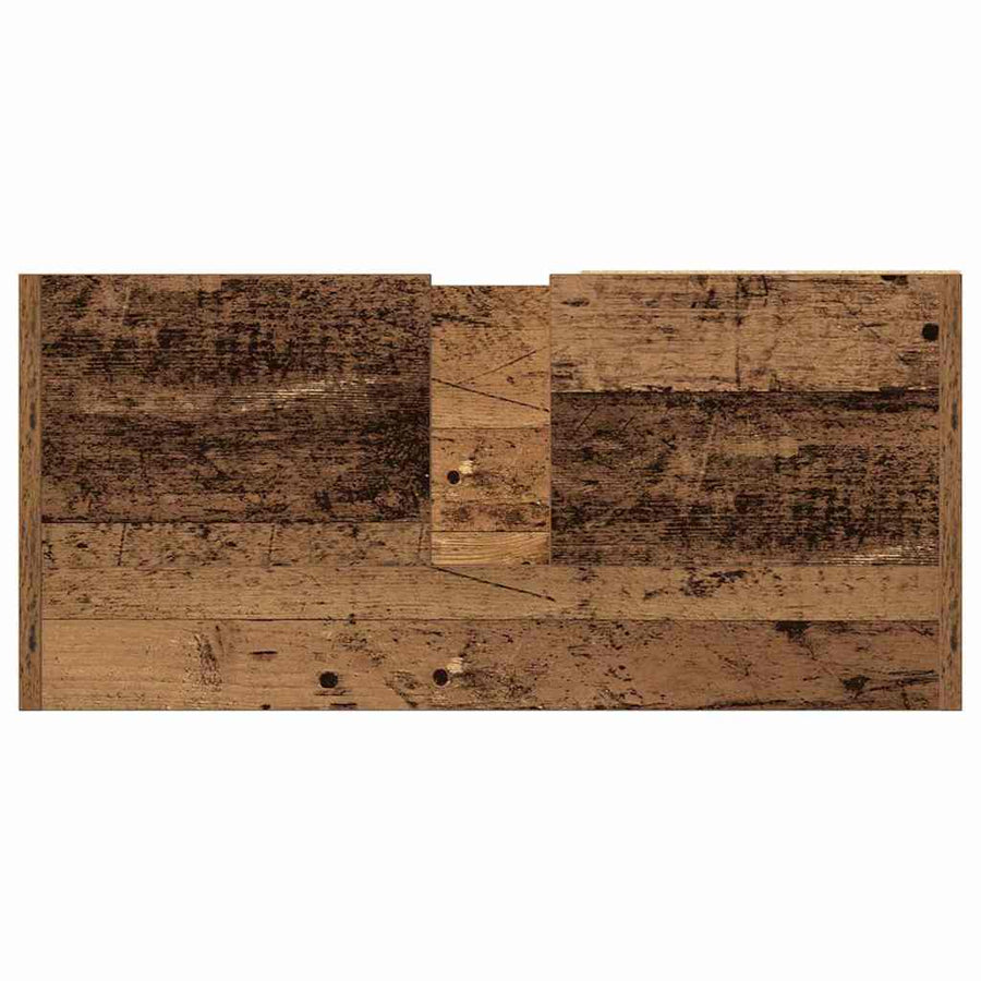 Badkamerkast met plank Oud Hout 63 x 29 x 55 cm Bewerkt hout