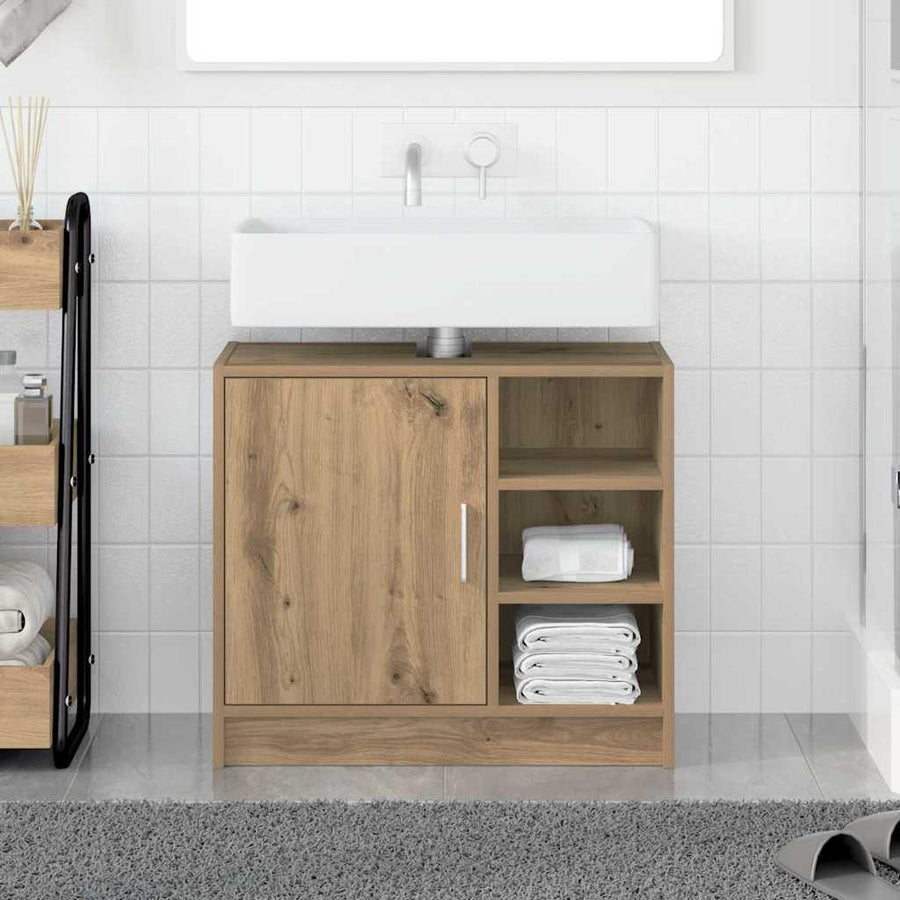 Badkamerkast Artisan Eiken 63 x 29 x 55 cm Bewerkt hout