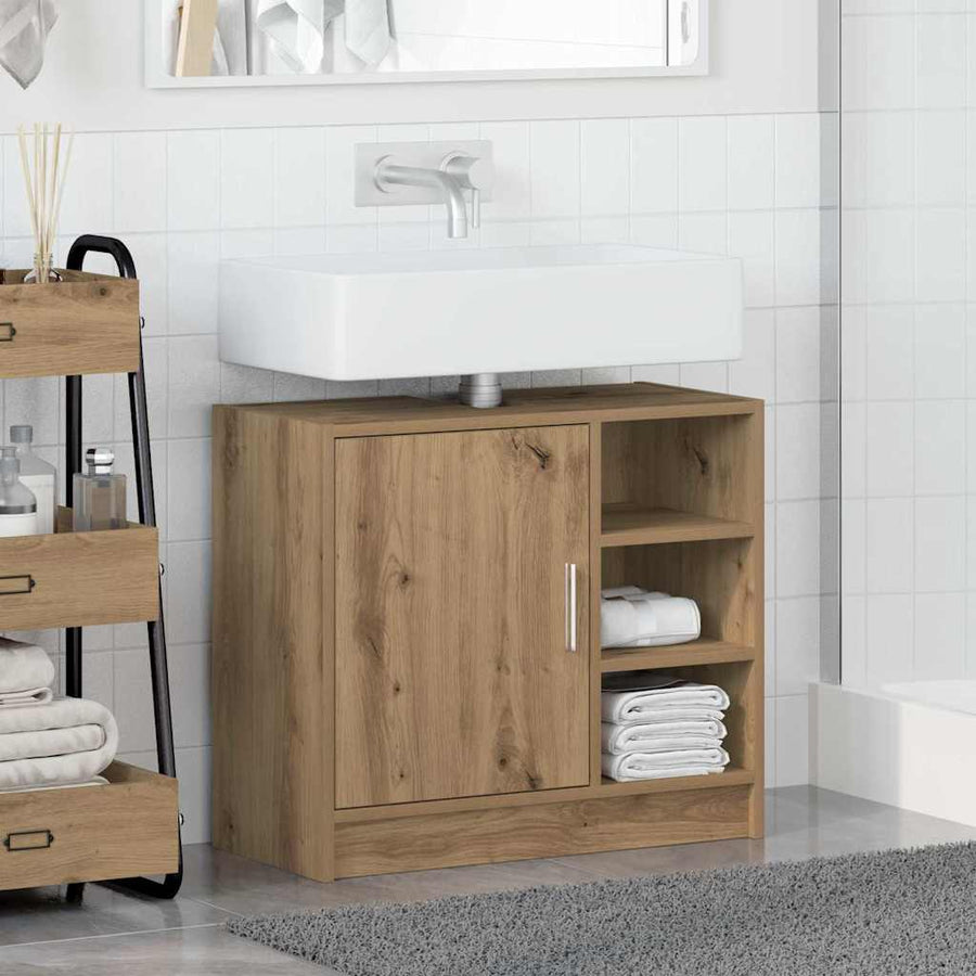 Badkamerkast Artisan Eiken 63 x 29 x 55 cm Bewerkt hout