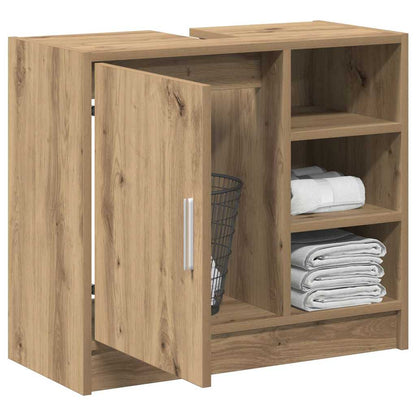 Badkamerkast Artisan Eiken 63 x 29 x 55 cm Bewerkt hout