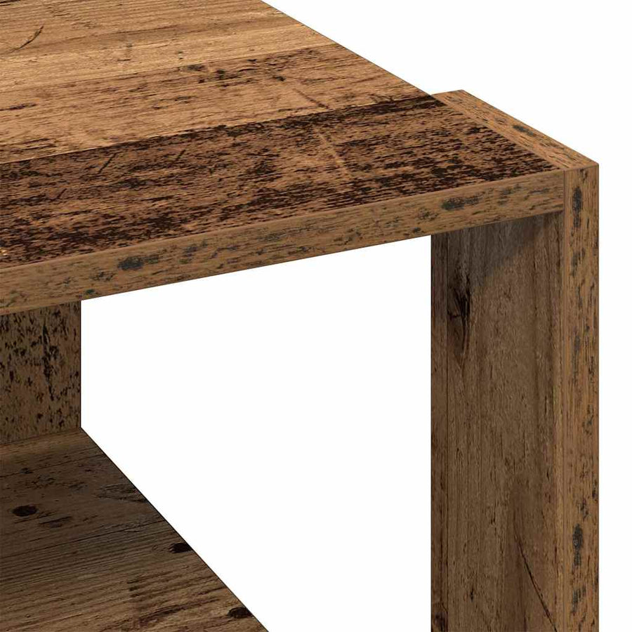 Salontafel Oud Hout 51,5 x 51,5 x 30 cm Bewerkt hout