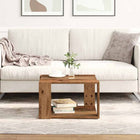 Coffee Table Old Wood 51.5 x 51.5 x 30 cm Processed Wood