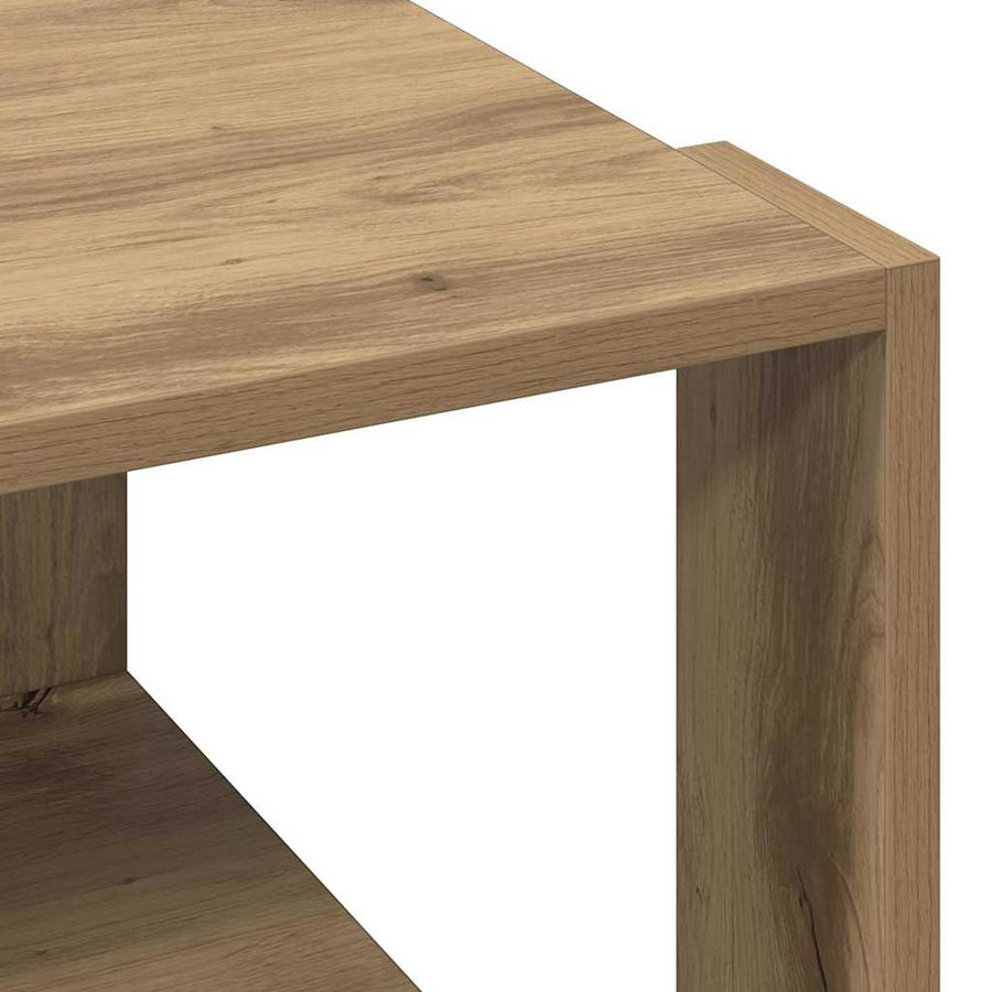 Salontafel Artisan Eiken 51,5 x 51,5 x 30 cm Bewerkt hout