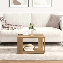 Salontafel Artisan Eiken 51,5 x 51,5 x 30 cm Bewerkt hout