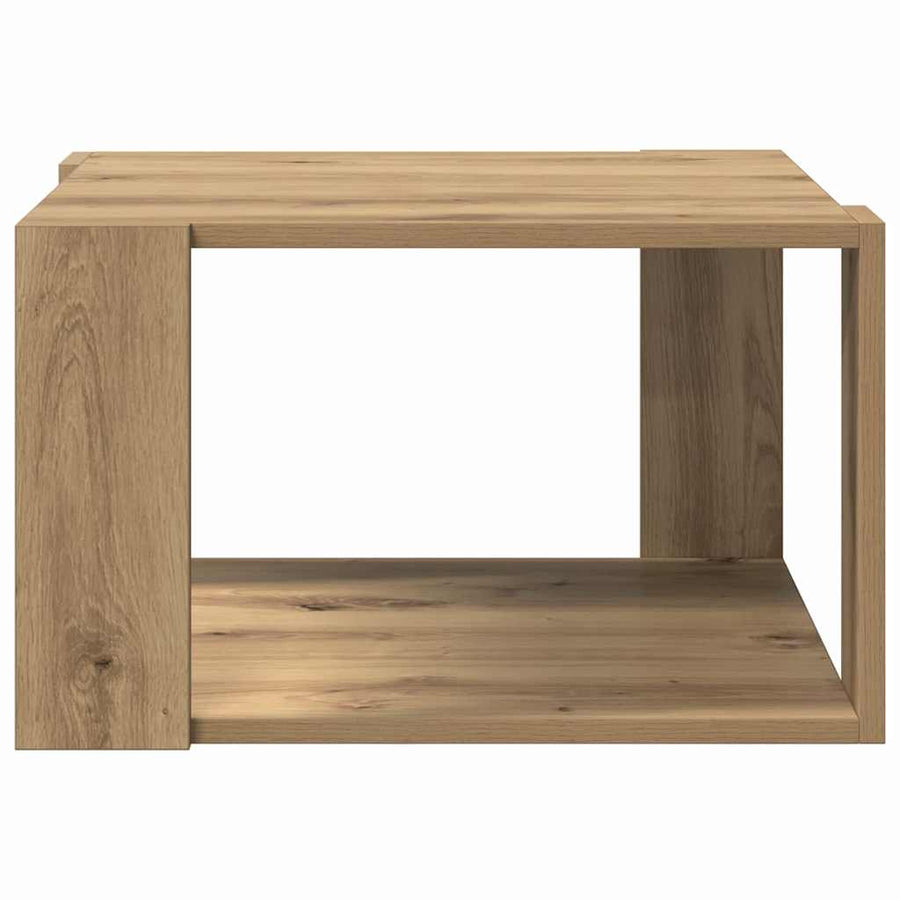Salontafel Artisan Eiken 51,5 x 51,5 x 30 cm Bewerkt hout