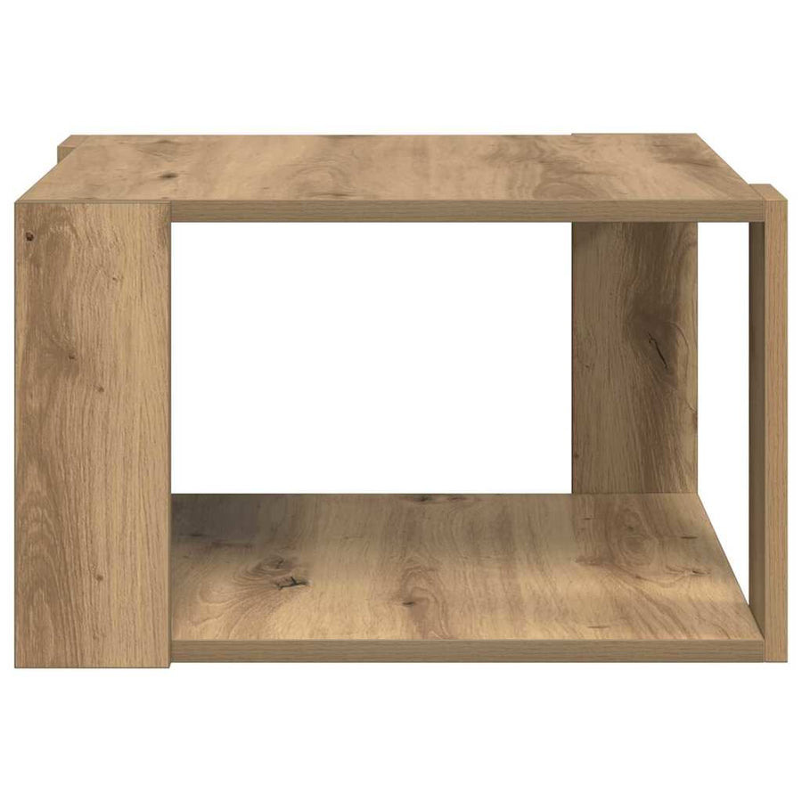 Salontafel Artisan Eiken 51,5 x 51,5 x 30 cm Bewerkt hout