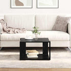 Coffee Table Black Oak 51.5 x 51.5 x 30 cm Engineered Wood