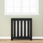 Radiator Cover Black Oak 78 x 20 x 82 cm Engineered Wood