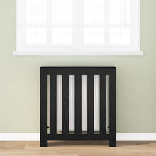 Radiatorafdekking Zwart Eiken 78 x 20 x 82 cm Bewerkt hout