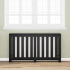 Radiator Cover Black Oak 149 x 20 x 82 cm Engineered Wood