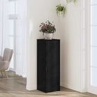 Plant Stand Black Oak 33 x 33 x 100 cm Processed Wood