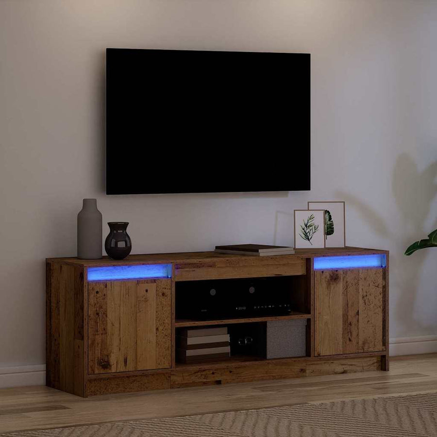 TV Eenheden Bruin 139,5 x 34 x 50 cm Bewerkt hout