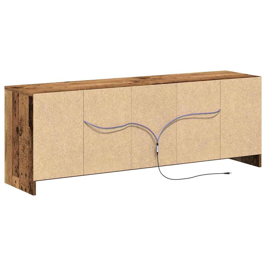 TV Eenheden Bruin 139,5 x 34 x 50 cm Bewerkt hout