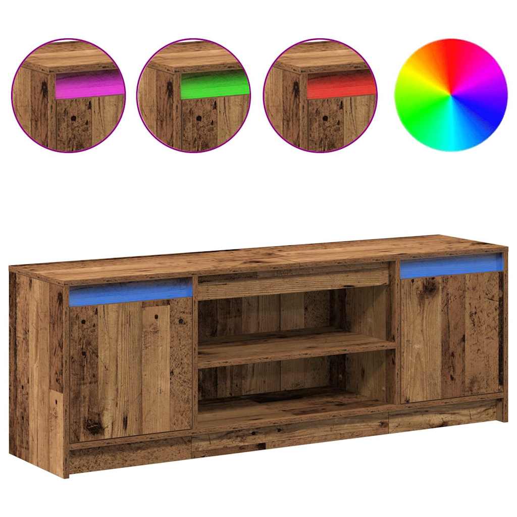 TV Eenheden Bruin 139,5 x 34 x 50 cm Bewerkt hout