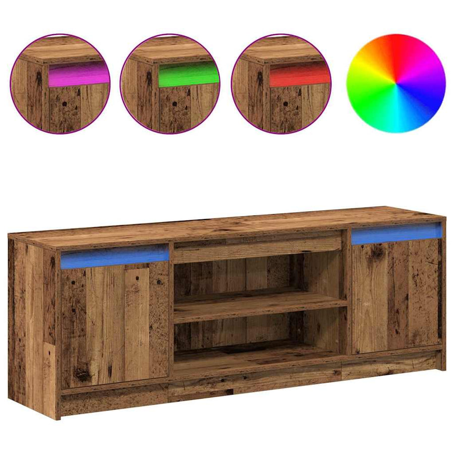 TV Eenheden Bruin 139,5 x 34 x 50 cm Bewerkt hout