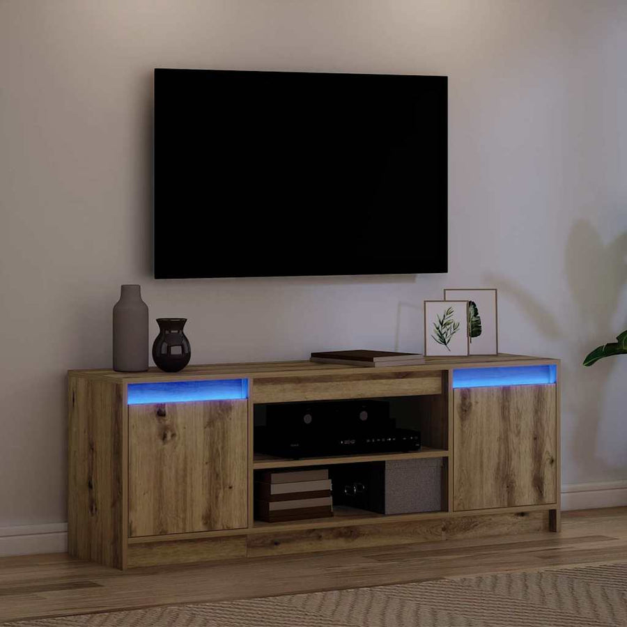 TV Eenheden Bruin 139,5 x 34 x 50 cm Bewerkt hout