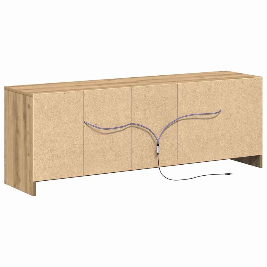 TV Eenheden Bruin 139,5 x 34 x 50 cm Bewerkt hout