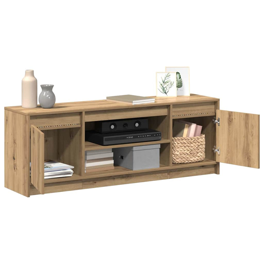 TV Eenheden Bruin 139,5 x 34 x 50 cm Bewerkt hout
