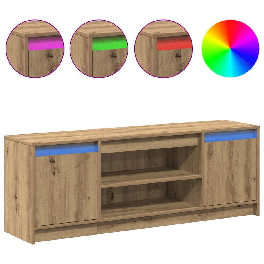 TV Eenheden Bruin 139,5 x 34 x 50 cm Bewerkt hout