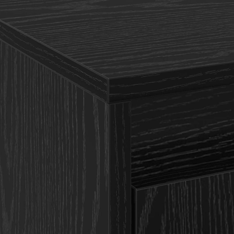 TV Eenheden Zwart 139,5 x 34 x 50 cm Bewerkt hout